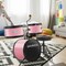 Gammon 3-Piece Junior Drum Set with Throne, Complete Beginner Kit with Bass Drum, Toms, Cymbal, Pedal, and Drumsticks